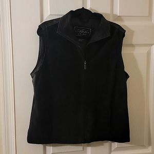 Atelier Suede Vest Black Size 1X